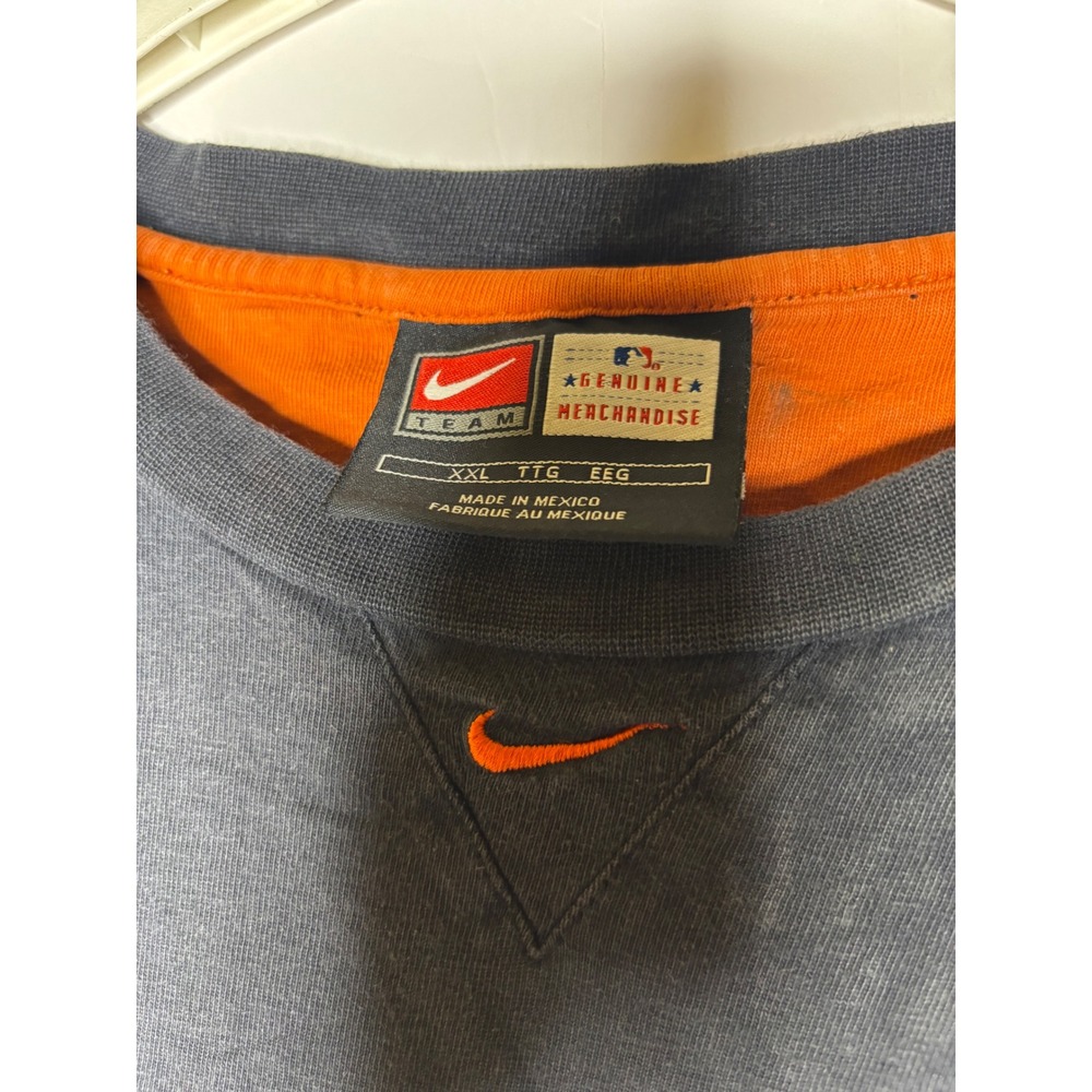 Nike Team Baltimore Orioles MLB T-Shirt XXL Faded Black Vintage Embroidered Logo - Picture 3 of 9